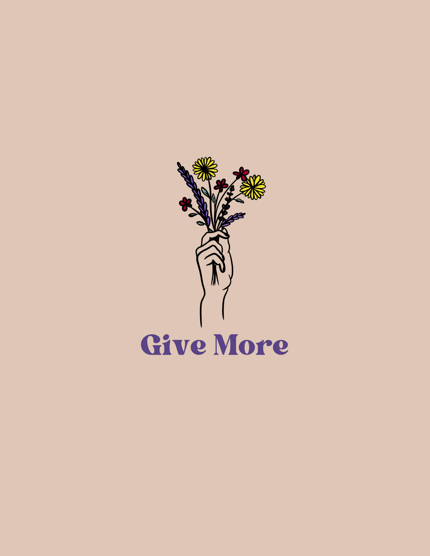 "Give More" Embroidered Hat