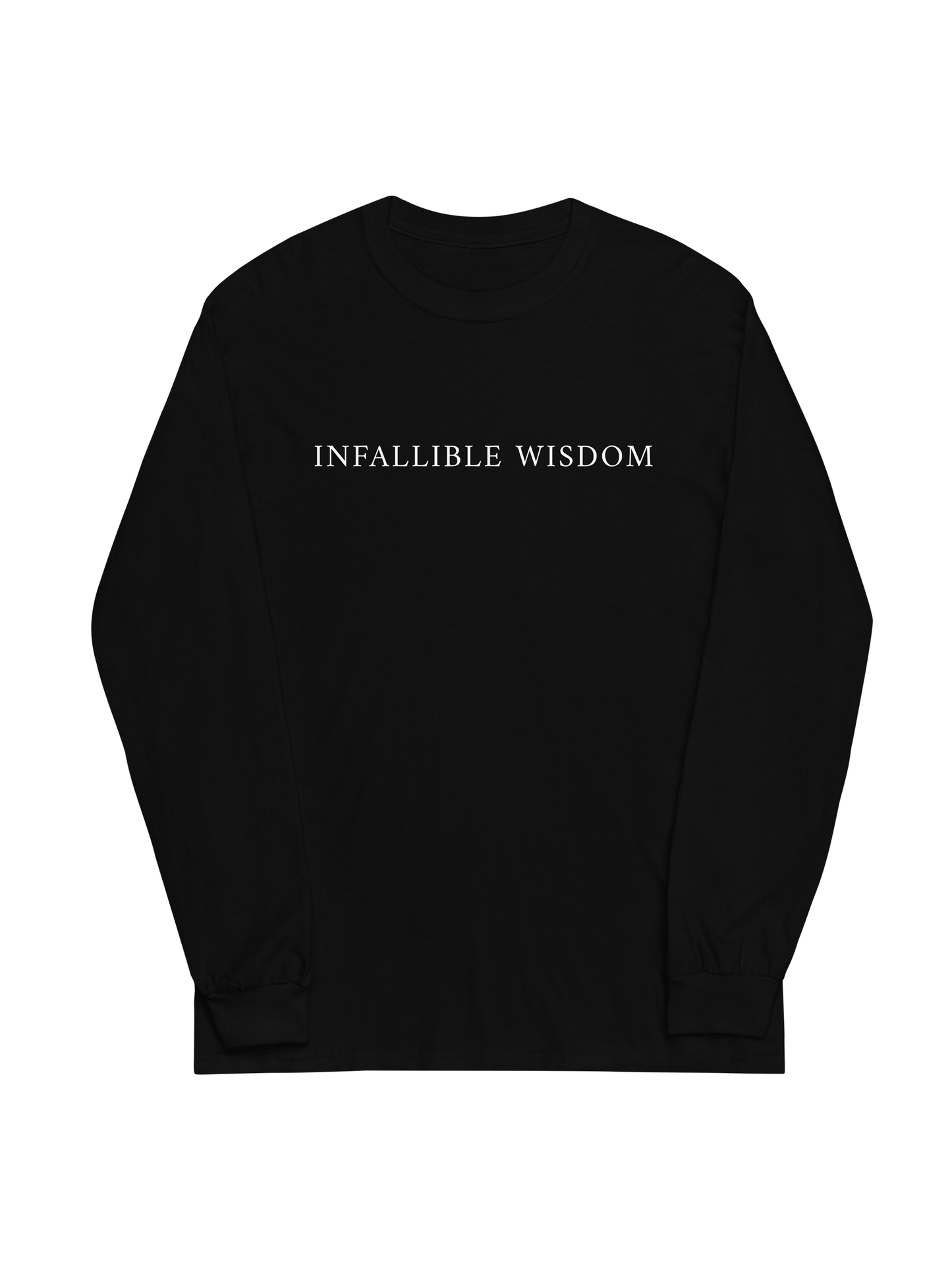 Infallible Wisdom Classic Black Long Sleeve