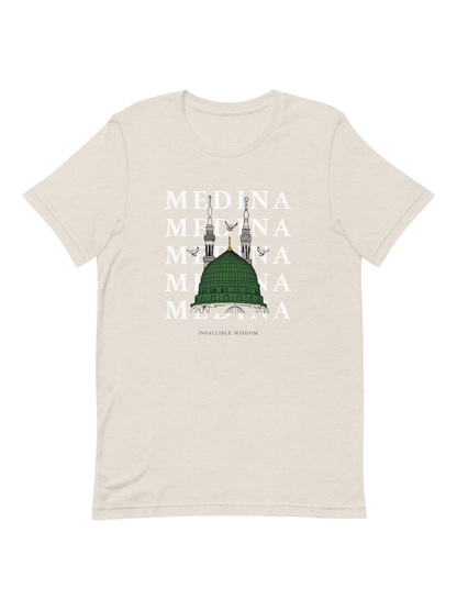 "Medina" Green Dome Classic Tee: Cream