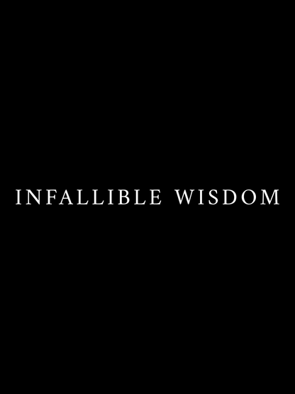 Infallible Wisdom Classic Black Tee